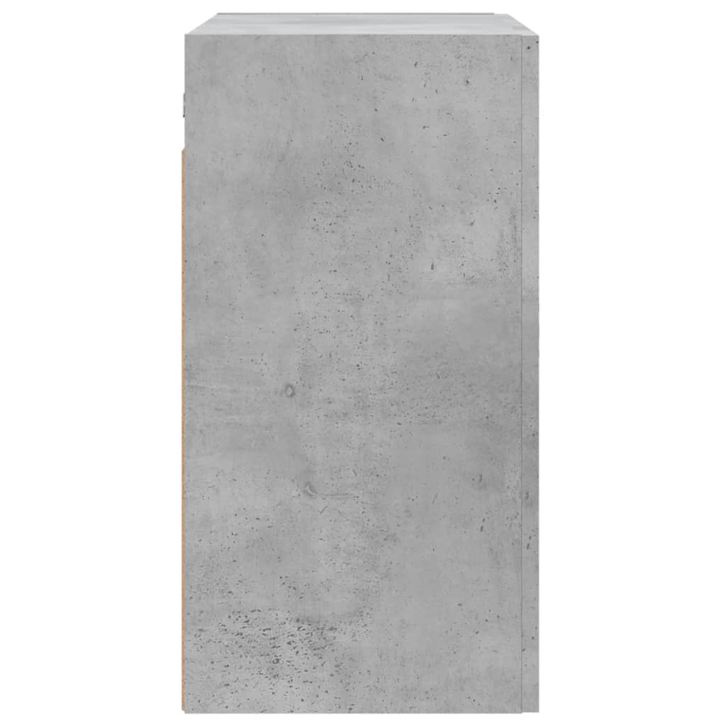 Ντουλάπι Τοίχου Γκρι Σκυροδέματος 60x31x60 εκ. Επεξεργ. Ξύλο - Pakobazaar