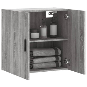 Ντουλάπι Τοίχου Γκρι Sonoma 60x31x60 εκ. από Επεξεργασμένο Ξύλο
