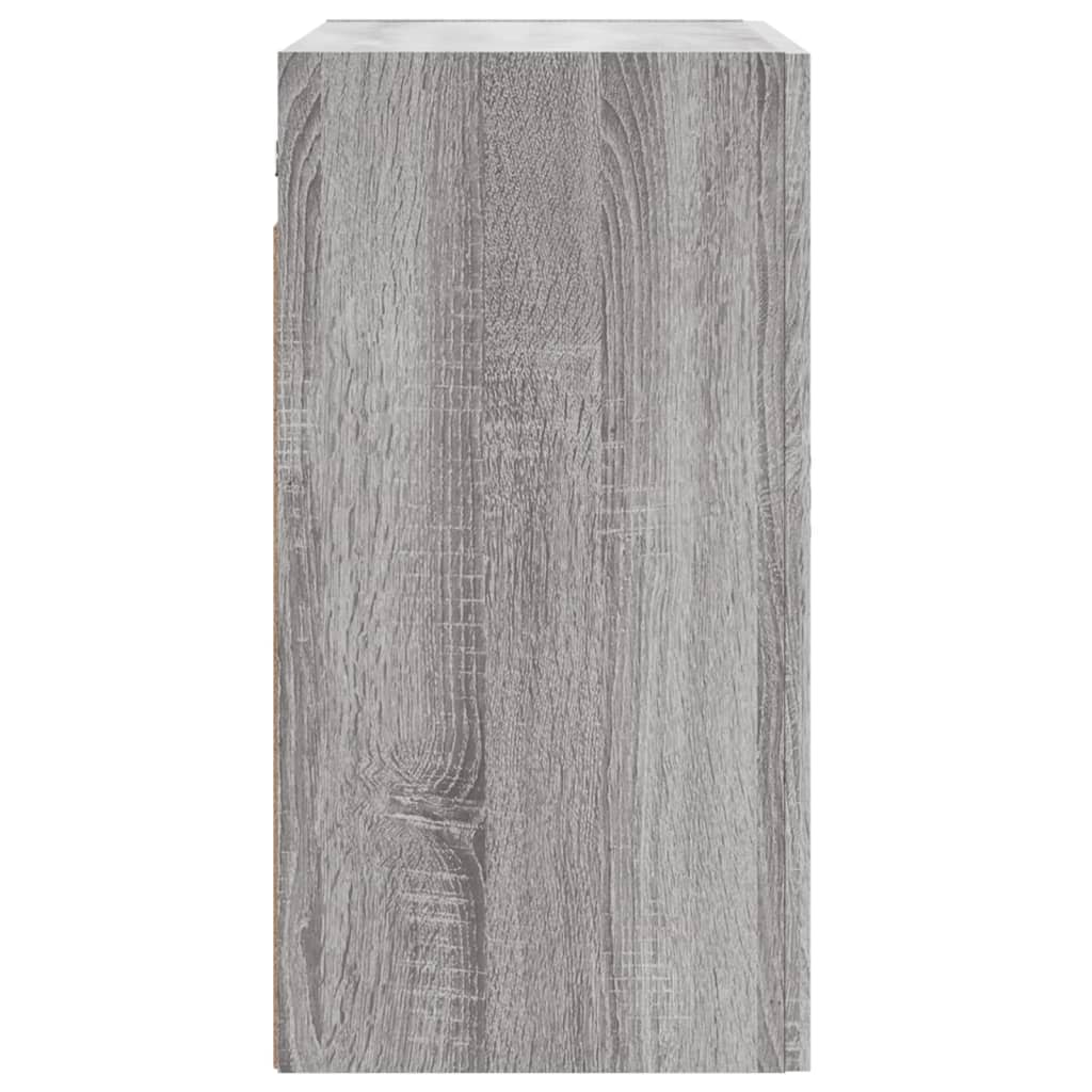 Ντουλάπι Τοίχου Γκρι Sonoma 60x31x60 εκ. από Επεξεργασμένο Ξύλο