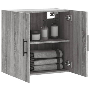 Ντουλάπι Τοίχου Γκρι Sonoma 60x31x60 εκ. από Επεξεργασμένο Ξύλο