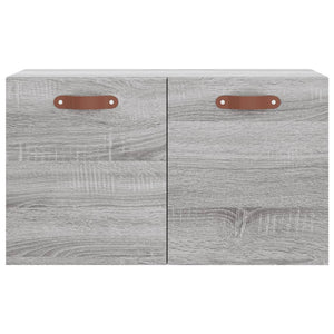 Ντουλάπι Τοίχου Γκρι Sonoma 60x36,5x35 εκ. Επεξεργασμένο Ξύλο