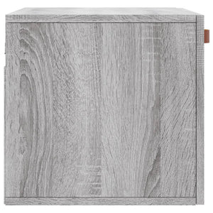 Ντουλάπι Τοίχου Γκρι Sonoma 60x36,5x35 εκ. Επεξεργασμένο Ξύλο