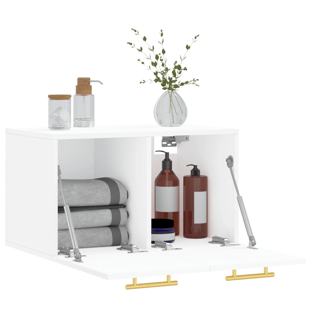 Ντουλάπι Τοίχου Λευκό 60 x 36,5 x 35 εκ. από Επεξεργασμένο Ξύλο - Pakobazaar