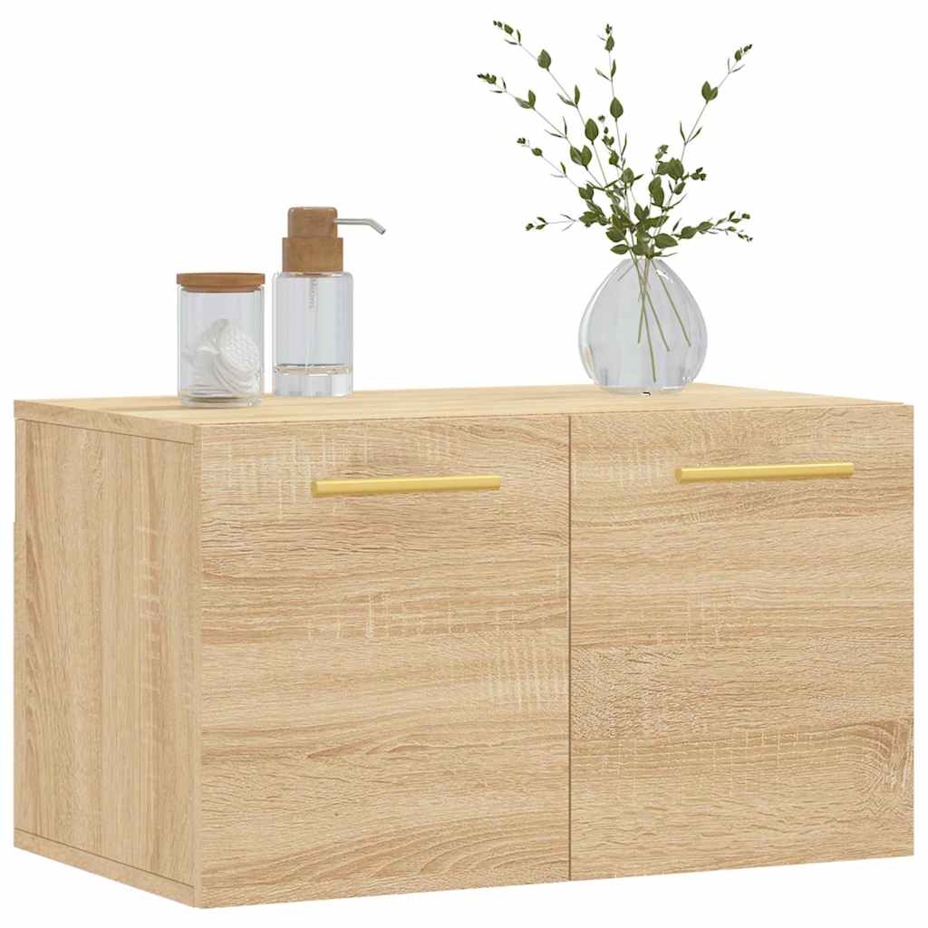 Ντουλάπι Τοίχου Sonoma Δρυς 60x36,5x35 εκ. Επεξεργασμένο Ξύλο