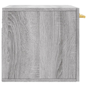 Ντουλάπι Τοίχου Γκρι Sonoma 60x36,5x35 εκ. Επεξεργασμένο Ξύλο