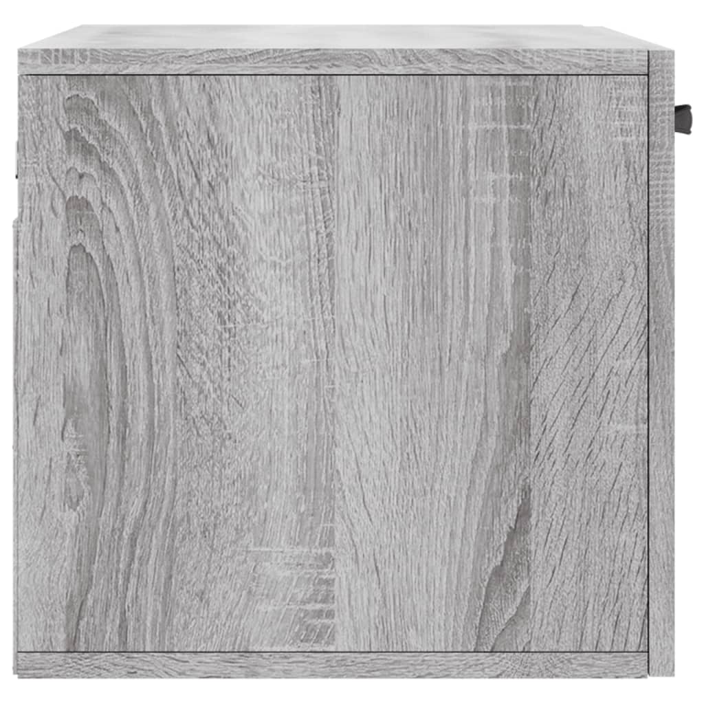 Ντουλάπι Τοίχου Γκρι Sonoma 60x36,5x35 εκ. Επεξεργασμένο Ξύλο