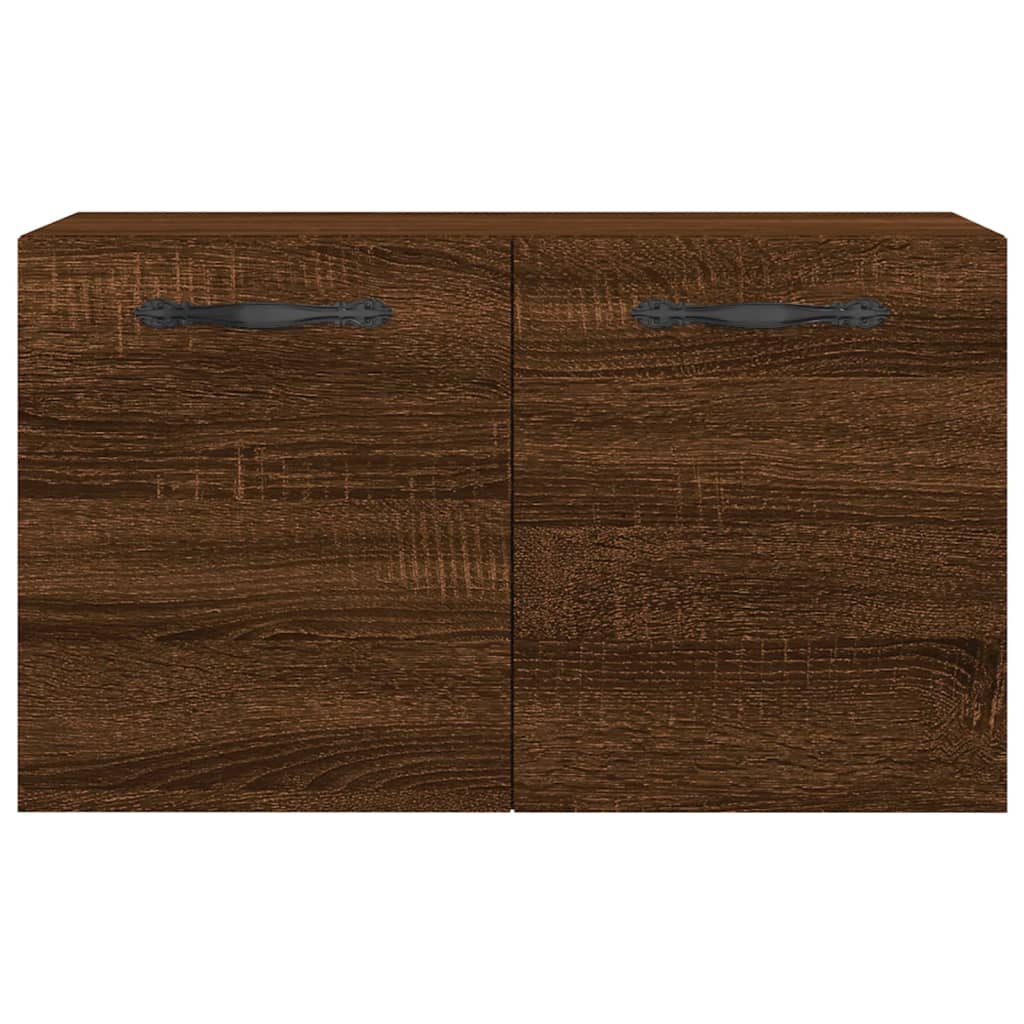 Ντουλάπι Τοίχου Καφέ Δρυς 60x36,5x35 εκ. Επεξεργασμένο Ξύλο