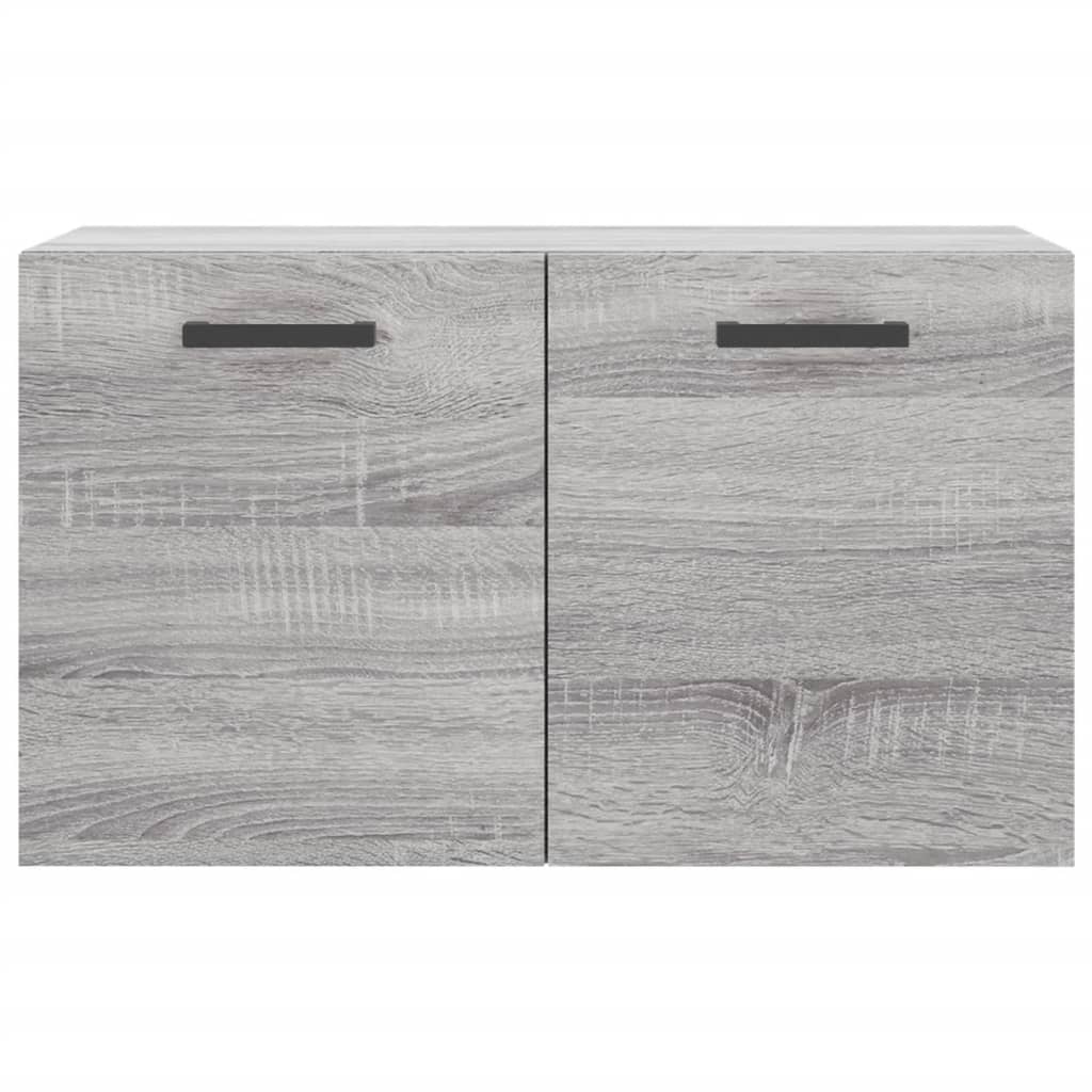 Ντουλάπι Τοίχου Γκρι Sonoma 60x36,5x35 εκ. Επεξεργασμένο Ξύλο