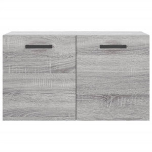 Ντουλάπι Τοίχου Γκρι Sonoma 60x36,5x35 εκ. Επεξεργασμένο Ξύλο