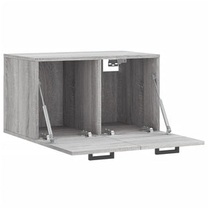 Ντουλάπι Τοίχου Γκρι Sonoma 60x36,5x35 εκ. Επεξεργασμένο Ξύλο