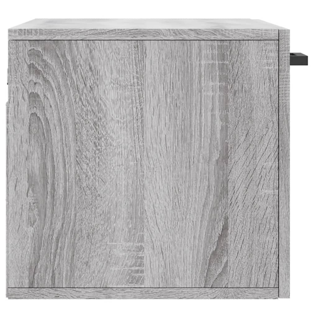 Ντουλάπι Τοίχου Γκρι Sonoma 60x36,5x35 εκ. Επεξεργασμένο Ξύλο