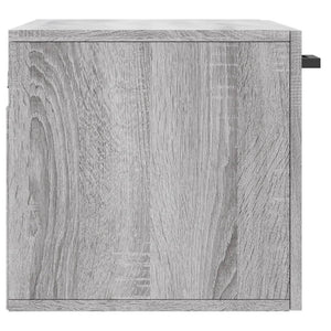 Ντουλάπι Τοίχου Γκρι Sonoma 60x36,5x35 εκ. Επεξεργασμένο Ξύλο