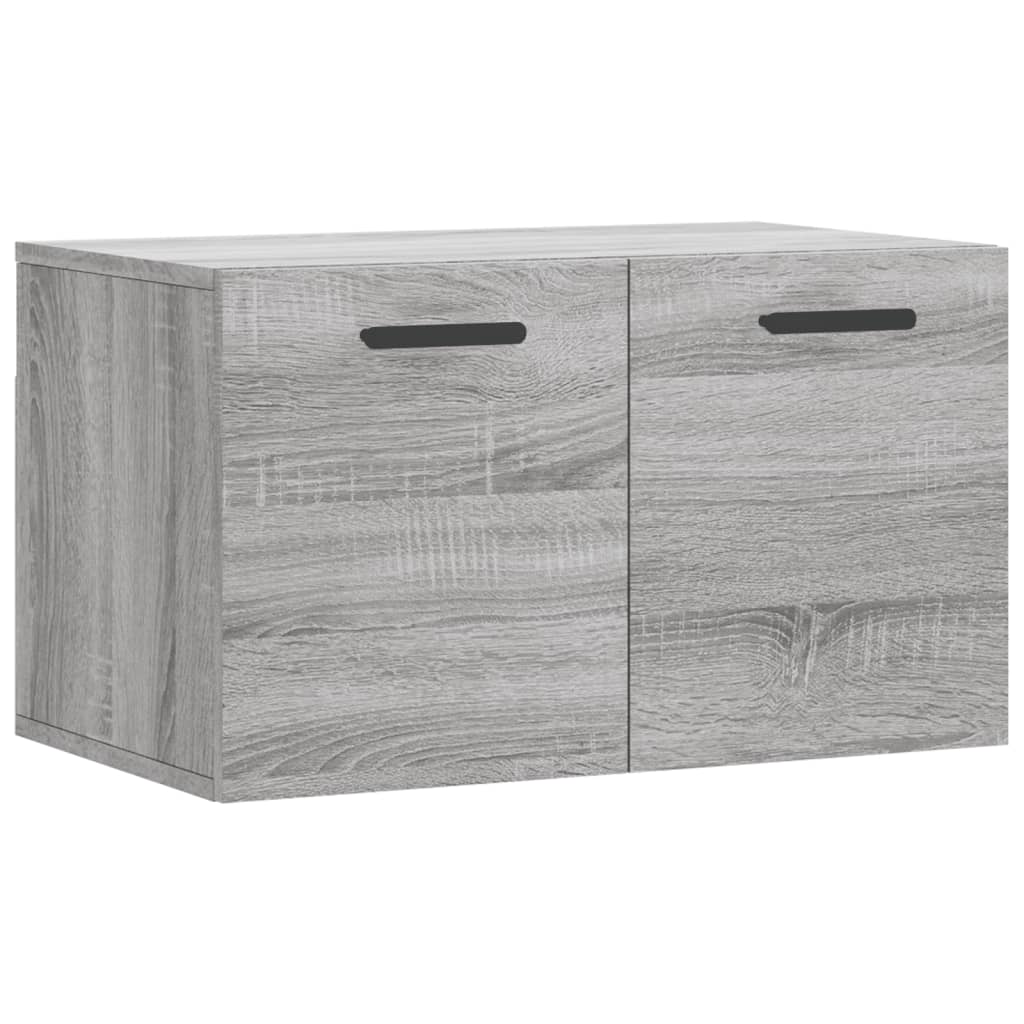 Ντουλάπι Τοίχου Γκρι Sonoma 60x36,5x35 εκ. Επεξεργασμένο Ξύλο