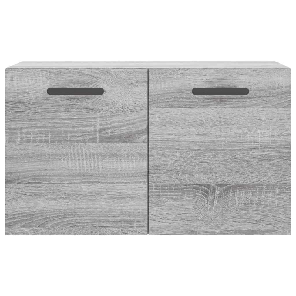 Ντουλάπι Τοίχου Γκρι Sonoma 60x36,5x35 εκ. Επεξεργασμένο Ξύλο