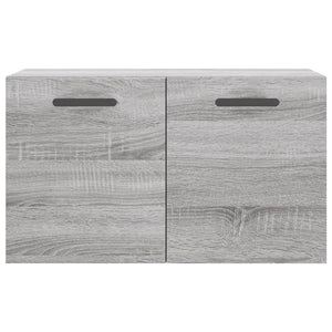 Ντουλάπι Τοίχου Γκρι Sonoma 60x36,5x35 εκ. Επεξεργασμένο Ξύλο