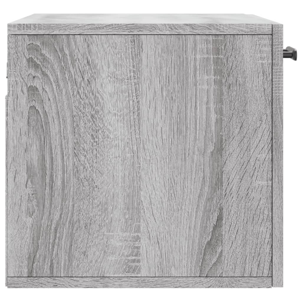 Ντουλάπι Τοίχου Γκρι Sonoma 60x36,5x35 εκ. Επεξεργασμένο Ξύλο