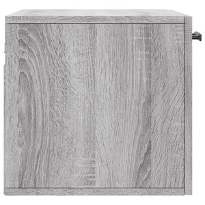 Ντουλάπι Τοίχου Γκρι Sonoma 60x36,5x35 εκ. Επεξεργασμένο Ξύλο