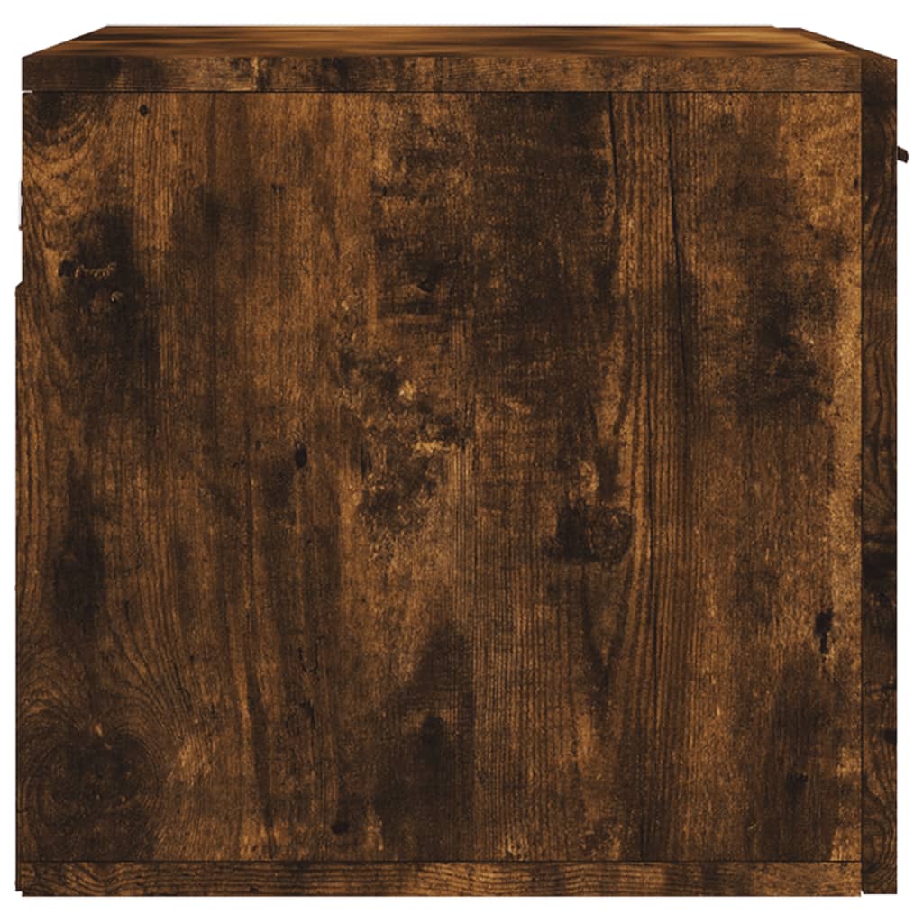 Ντουλάπι Τοίχου Καπνιστή Δρυς 60x36,5x35 εκ. Επεξεργασμένο Ξύλο