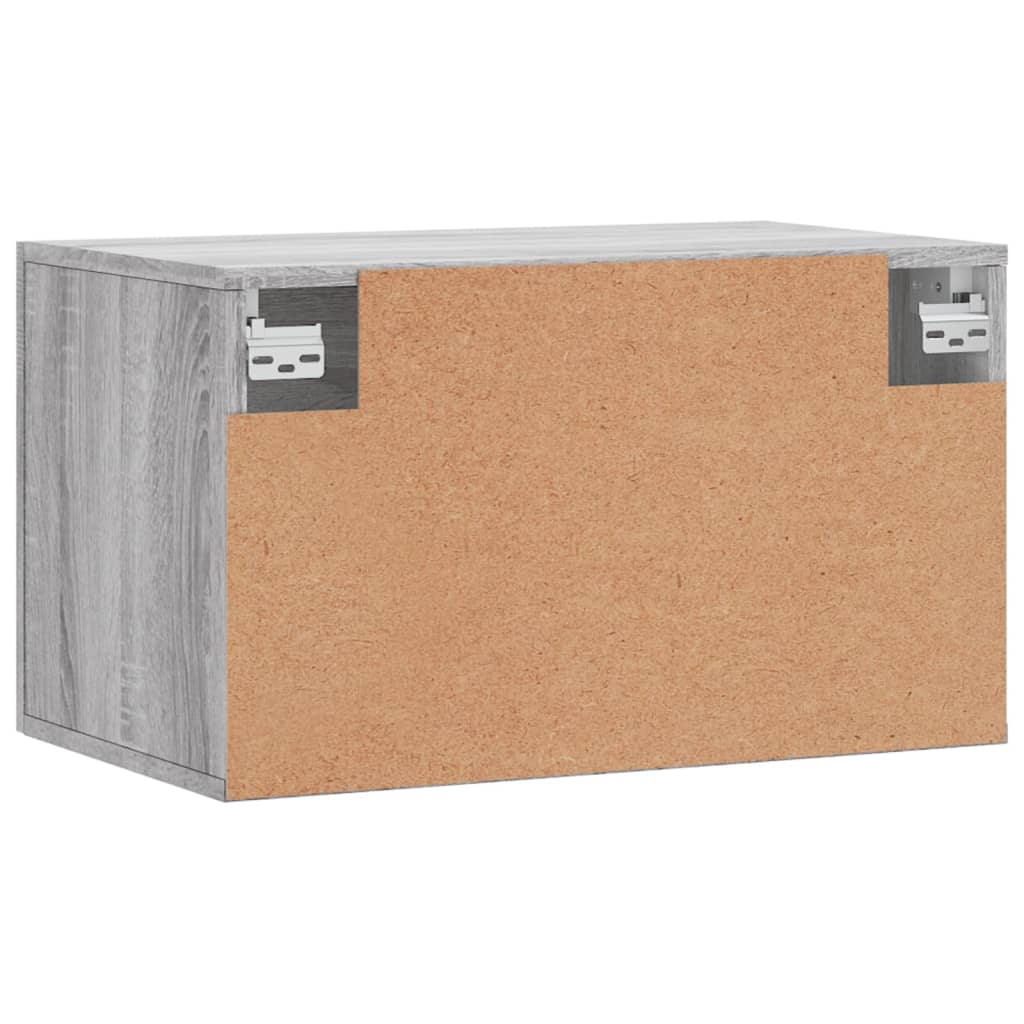 Ντουλάπι Τοίχου Γκρι Sonoma 60x36,5x35 εκ. Επεξεργασμένο Ξύλο - Pakobazaar