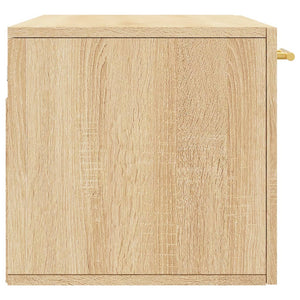 Ντουλάπι Τοίχου Sonoma Δρυς 80x36,5x35 εκ. Επεξεργασμένο Ξύλο