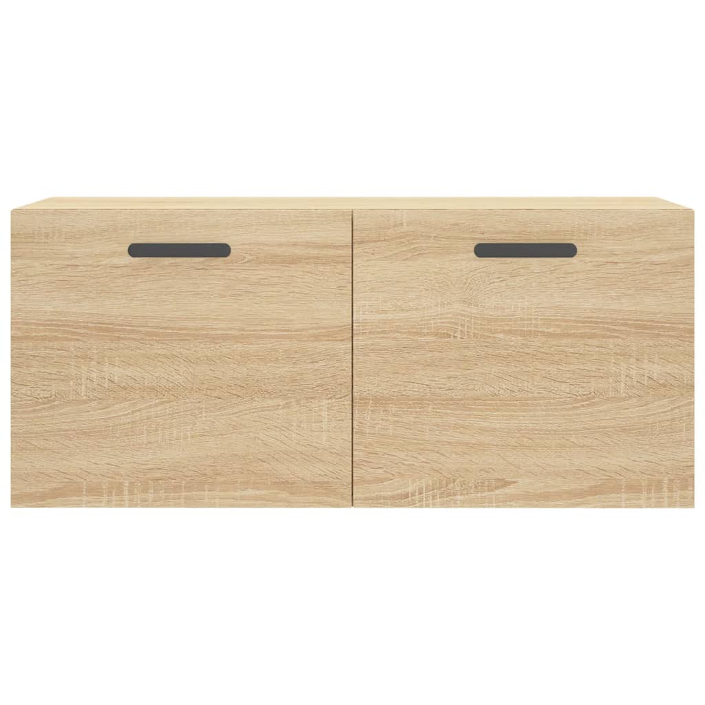 Ντουλάπι Τοίχου Sonoma Δρυς 80x36,5x35 εκ. Επεξεργασμένο Ξύλο - Pakobazaar