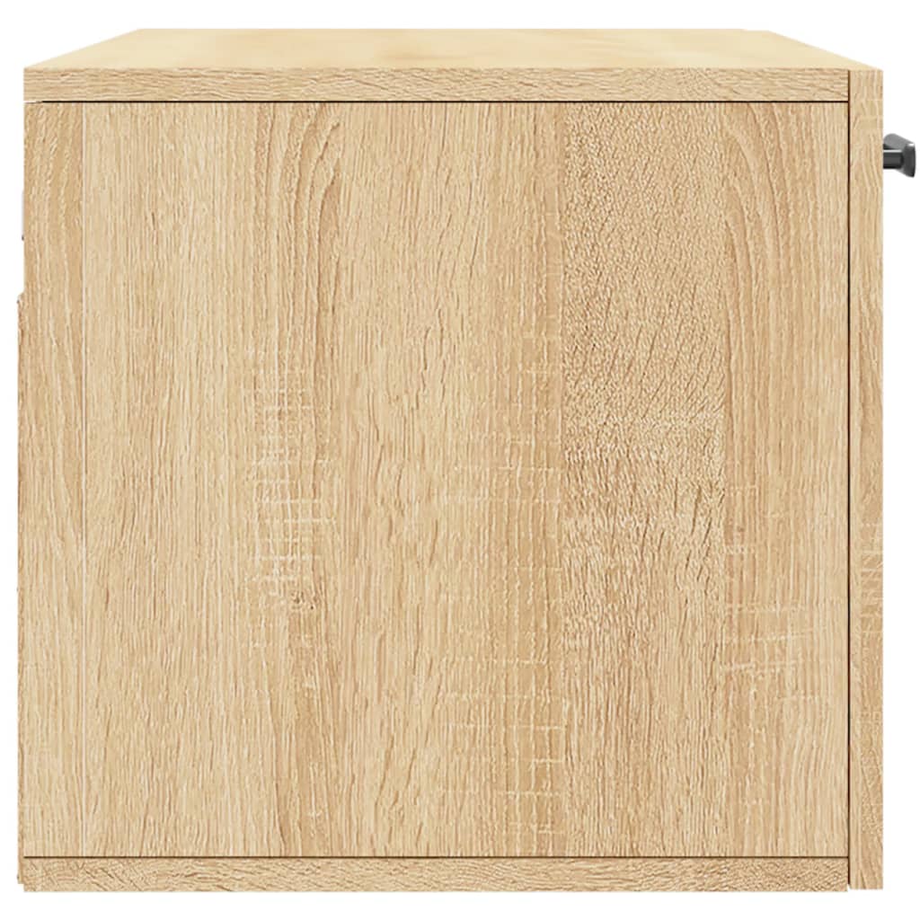 Ντουλάπι Τοίχου Sonoma Δρυς 80x36,5x35 εκ. Επεξεργασμένο Ξύλο - Pakobazaar