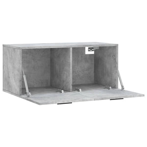 Ντουλάπι Τοίχου Γκρι Σκυρ. 80x36,5x35 εκ. Επεξεργασμένο Ξύλο