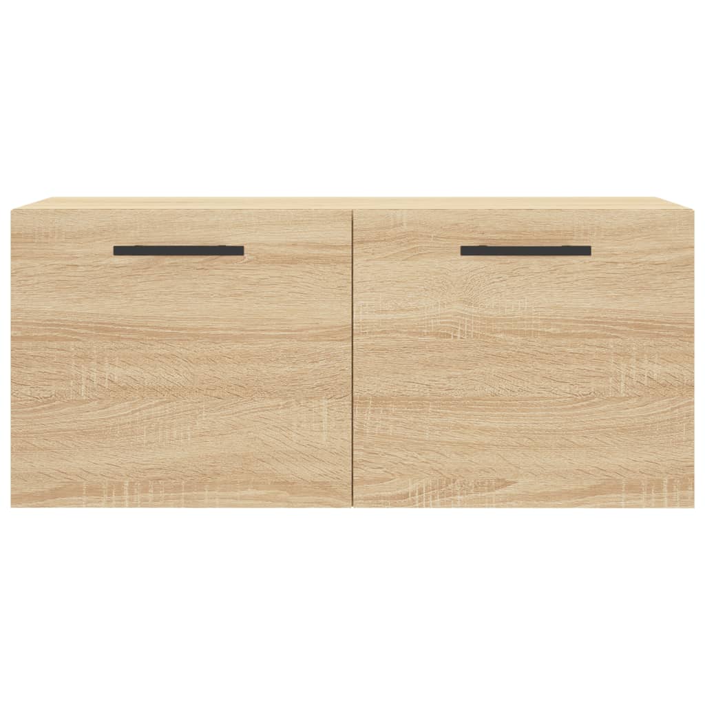 Ντουλάπι Τοίχου Sonoma Δρυς 80x36,5x35 εκ. Επεξεργασμένο Ξύλο - Pakobazaar