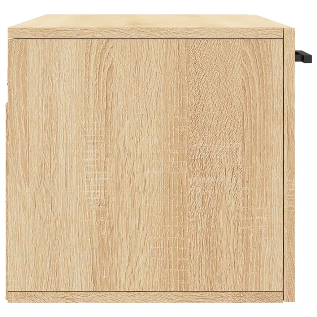 Ντουλάπι Τοίχου Sonoma Δρυς 80x36,5x35 εκ. Επεξεργασμένο Ξύλο - Pakobazaar