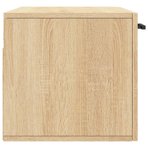 Ντουλάπι Τοίχου Sonoma Δρυς 80x36,5x35 εκ. Επεξεργασμένο Ξύλο - Pakobazaar