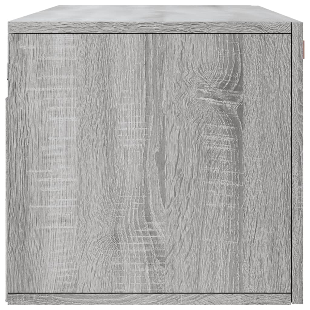 Ντουλάπι Τοίχου Γκρι Sonoma 100x36,5x35 εκ. Επεξεργασμένο Ξύλο