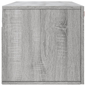 Ντουλάπι Τοίχου Γκρι Sonoma 100x36,5x35 εκ. Επεξεργασμένο Ξύλο