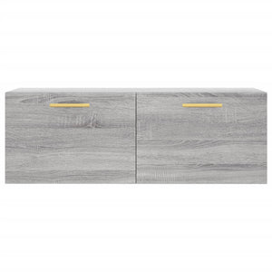 Ντουλάπι Τοίχου Γκρι Sonoma 100x36,5x35 εκ. Επεξεργασμένο Ξύλο - Pakobazaar