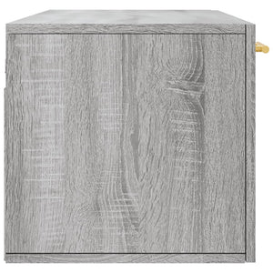 Ντουλάπι Τοίχου Γκρι Sonoma 100x36,5x35 εκ. Επεξεργασμένο Ξύλο - Pakobazaar