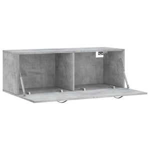 Ντουλάπι Τοίχου Γκρι Σκυρ. 100x36,5x35 εκ. Επεξεργασμένο Ξύλο