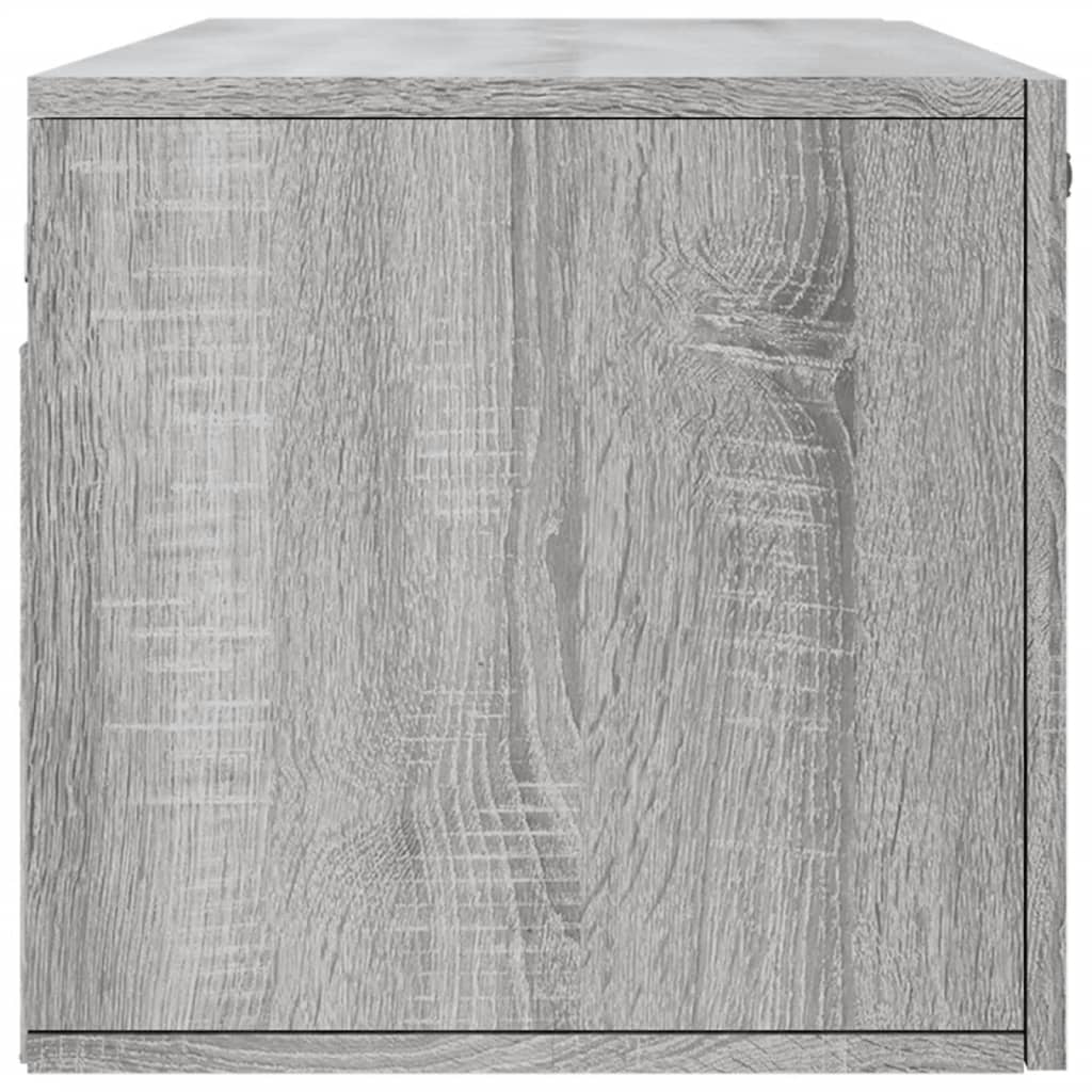 Ντουλάπι Τοίχου Γκρι Sonoma 100x36,5x35 εκ. Επεξεργασμένο Ξύλο