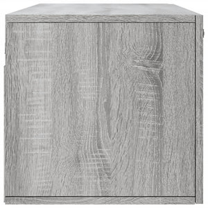 Ντουλάπι Τοίχου Γκρι Sonoma 100x36,5x35 εκ. Επεξεργασμένο Ξύλο