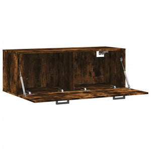 Ντουλάπι Τοίχου Καπνιστή δρυς 100x36,5x35εκ. Επεξεργασμένο Ξύλο