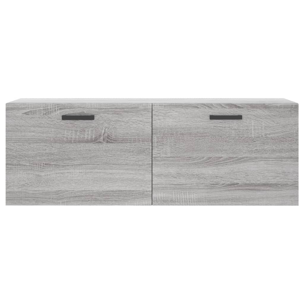 Ντουλάπι Τοίχου Γκρι Sonoma 100x36,5x35 εκ. Επεξεργασμένο Ξύλο