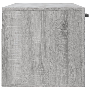 Ντουλάπι Τοίχου Γκρι Sonoma 100x36,5x35 εκ. Επεξεργασμένο Ξύλο