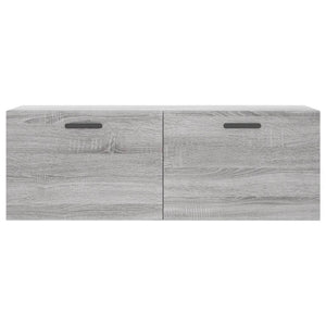 Ντουλάπι Τοίχου Γκρι Sonoma 100x36,5x35 εκ. Επεξεργασμένο Ξύλο