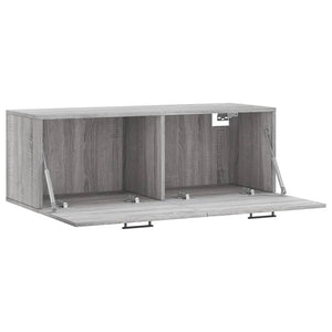 Ντουλάπι Τοίχου Γκρι Sonoma 100x36,5x35 εκ. Επεξεργασμένο Ξύλο