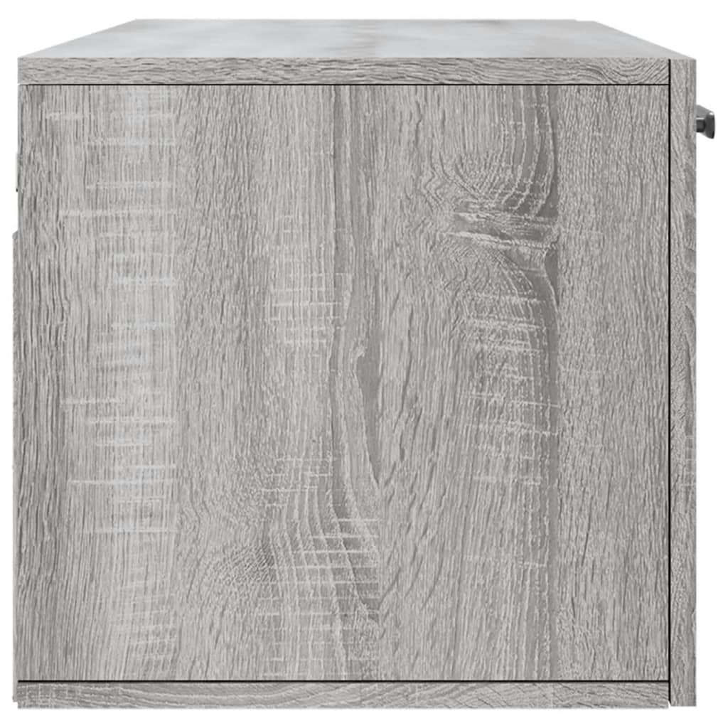 Ντουλάπι Τοίχου Γκρι Sonoma 100x36,5x35 εκ. Επεξεργασμένο Ξύλο