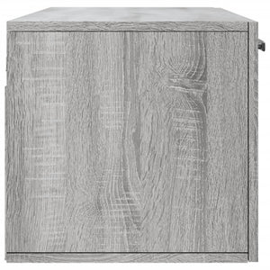 Ντουλάπι Τοίχου Γκρι Sonoma 100x36,5x35 εκ. Επεξεργασμένο Ξύλο