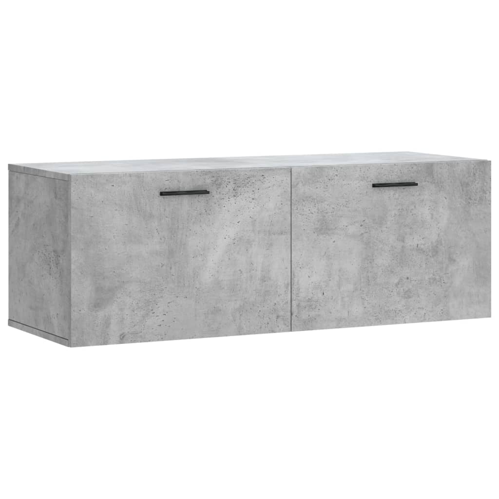 Ντουλάπι Τοίχου Γκρι Σκυρ. 100x36,5x35 εκ. Επεξεργασμένο Ξύλο