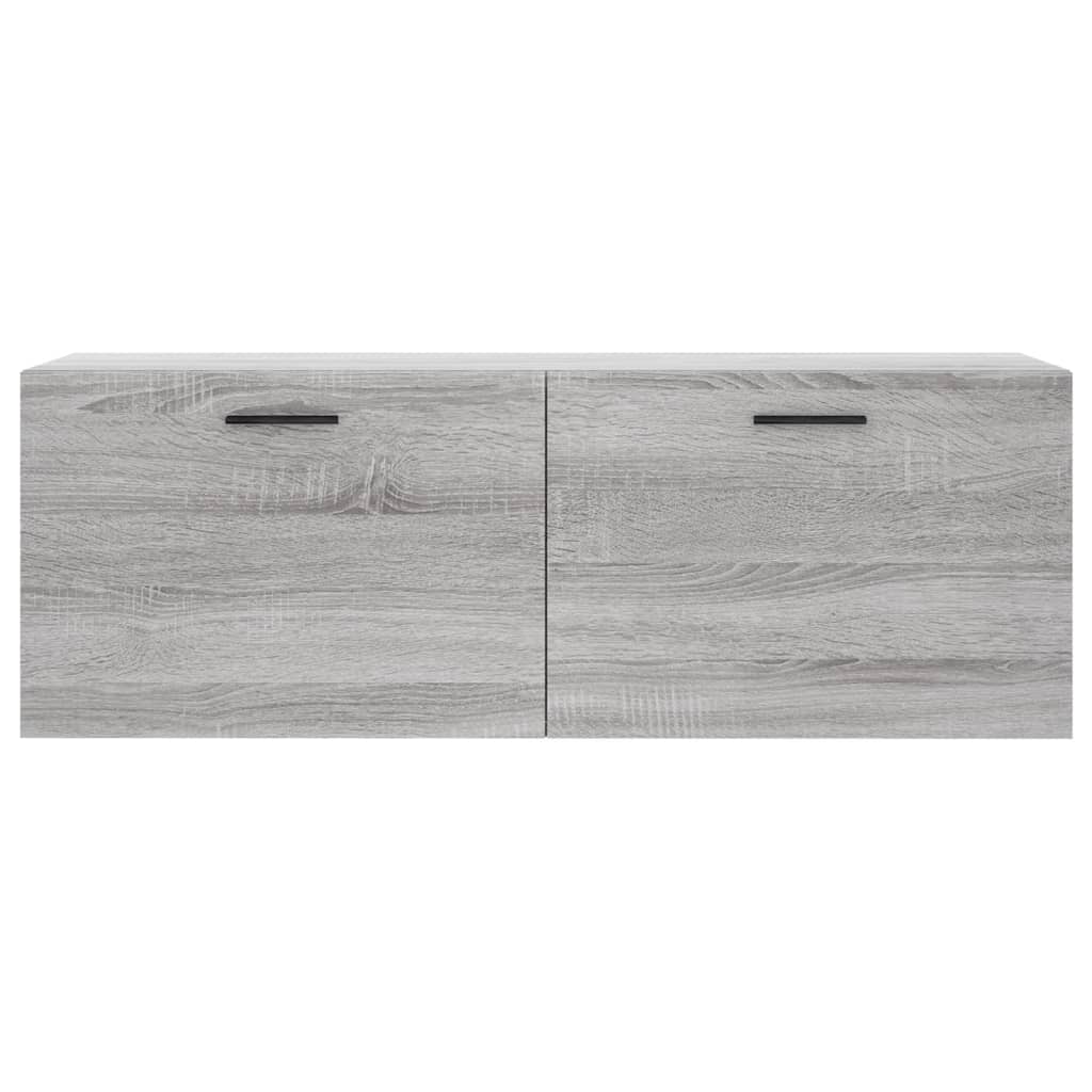 Ντουλάπι Τοίχου Γκρι Sonoma 100x36,5x35 εκ. Επεξεργασμένο Ξύλο - Pakobazaar