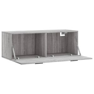 Ντουλάπι Τοίχου Γκρι Sonoma 100x36,5x35 εκ. Επεξεργασμένο Ξύλο - Pakobazaar