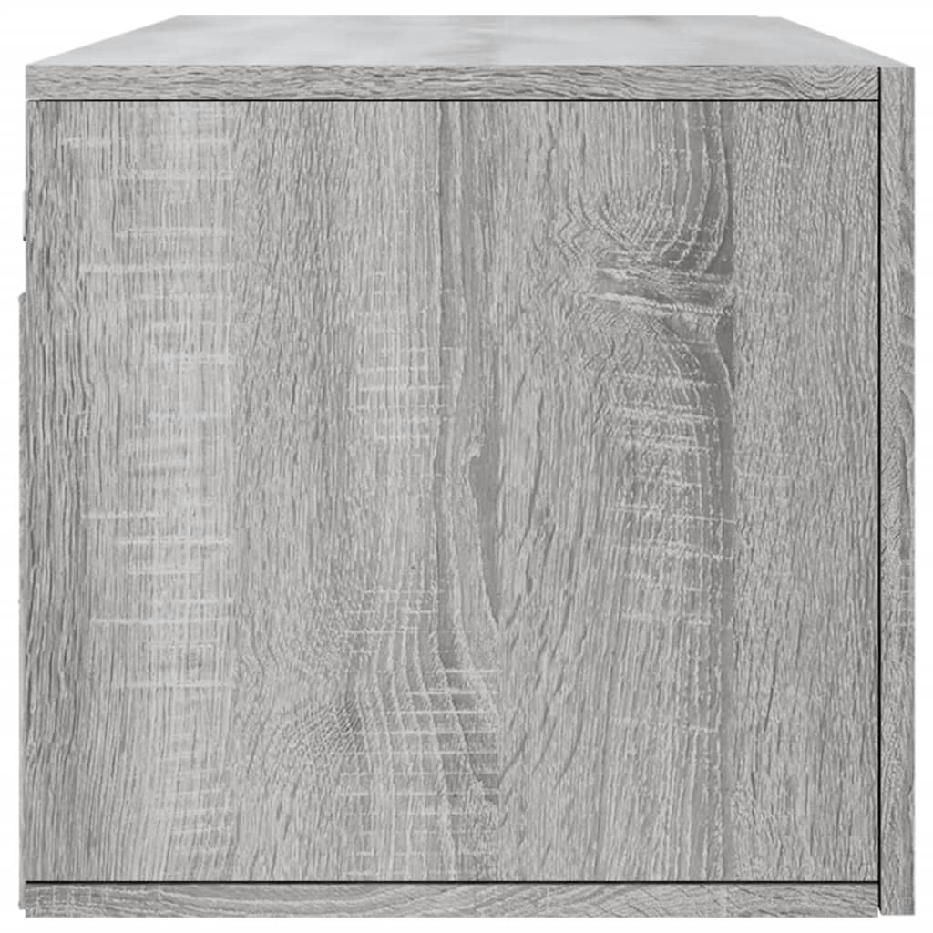 Ντουλάπι Τοίχου Γκρι Sonoma 100x36,5x35 εκ. Επεξεργασμένο Ξύλο - Pakobazaar