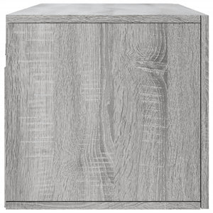 Ντουλάπι Τοίχου Γκρι Sonoma 100x36,5x35 εκ. Επεξεργασμένο Ξύλο - Pakobazaar