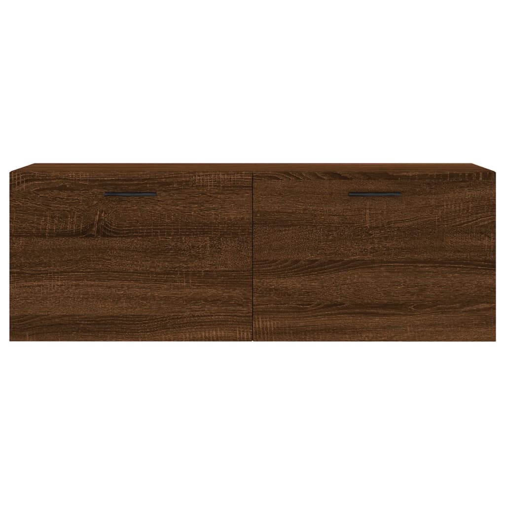 Ντουλάπι Τοίχου Καφέ Δρυς 100x36,5x35 εκ. Επεξεργασμένο Ξύλο